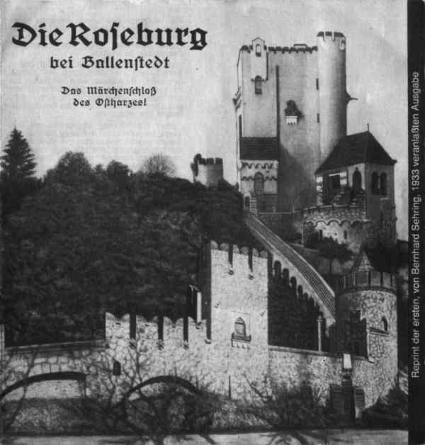 Titelseite des Nachdrucks von Bernhard Sehring's Broschüre aus dem Jahre 1933